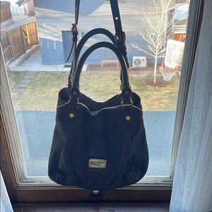 Black Leather Tote Bag